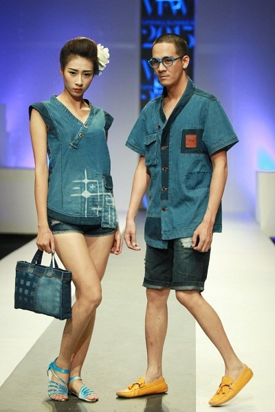 GenViet Jeans - cuộc chơi say mê của Jeans - 19 Phần trình diễn của Hoa hậu Thùy Dung trong BST mới nhất mây tre đan của GenViet