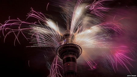 Năm 2015 đã “gõ cửa”! - 1 Auckland,
New Zealand: