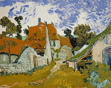 Bức
“Đường phố ở thị trấn Auvers-sur-Oise, Pháp” (Van Gogh - 1890)