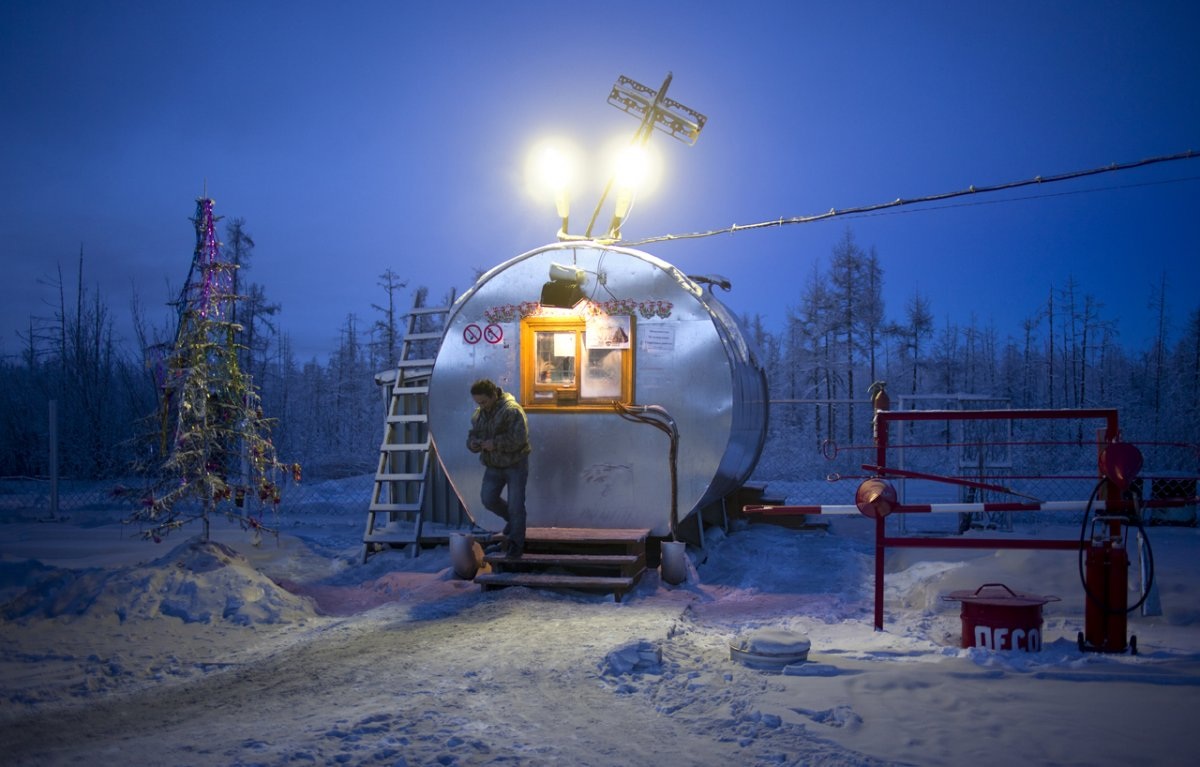 Hình ảnh đón năm mới ở nơi -50 độ C - 10 Từ
Yakutsk tới ngôi làng Oymyakon là một sự thay đổi đột ngột bởi chênh lệch nhiệt
độ lên tới 16