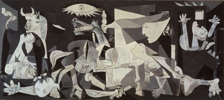 Guernica - một bức tranh phản chiến mang ý nghĩa biểu tượng của Pablo Picasso.