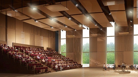 Nhà hát 9.500 tỉ đồng biểu diễn tưởng nhớ các nạn nhân khủng bố - 6 Nhà
hát được xây dựng với mức kinh phí lên tới 386 triệu euro (gần 9500 tỉ đồng).