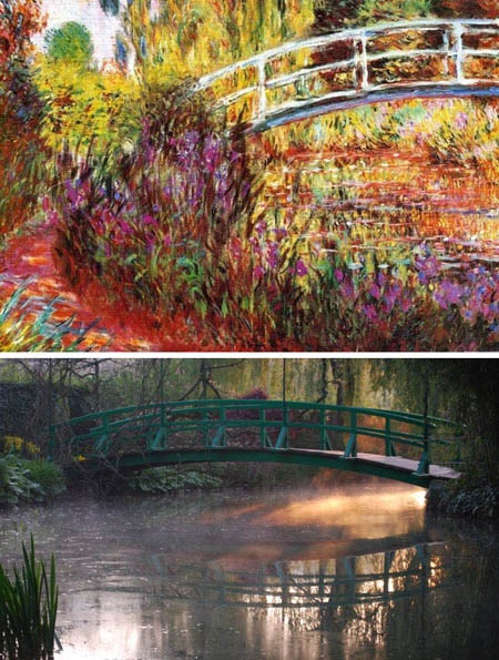 Ngắm danh thắng qua những bức tranh nổi tiếng - 4 Bức “Hoa súng” (1906) của
danh họa Pháp Claude Monet.
