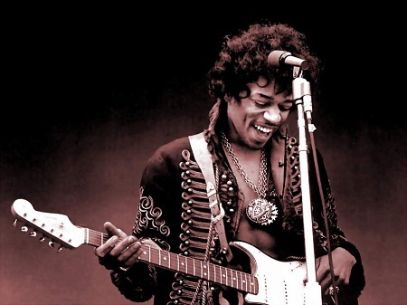 10 lá thư tình hay nhất mọi thời đại - 10 Nghệ sĩ ghita người Mỹ Jimi Hendrix