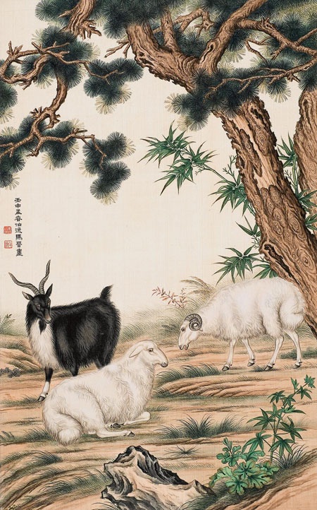 Câu nói mang lại may mắn cho năm Ất Mùi - 6 Bức
“Tam dương khai thái”