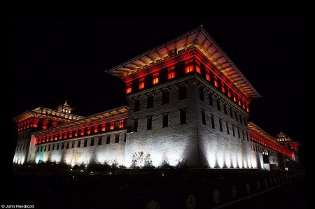 Hình ảnh “đất nước hạnh phúc nhất thế giới” - 5 Cung
điện của quốc vương Bhutan nằm ở thủ đô Thimpu được xây dựng từ năm 1953.