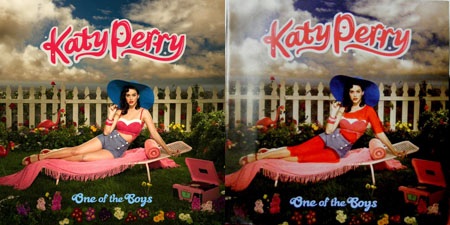 Những bìa đĩa “gợi cảm” ở... Trung Đông - 4 Bìa
album “One of the Boys” của Katy Perry.