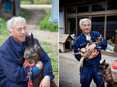 Ông chăm sóc thường
xuyên nhất cho những con vật không có khả năng tự đi kiếm thức ăn.