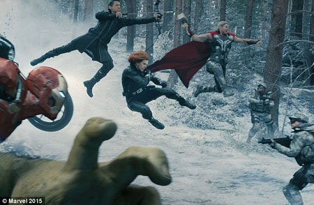 Những
siêu anh hùng của Marvel tiếp tục sứ mệnh hành động kinh điển trên màn bạc.