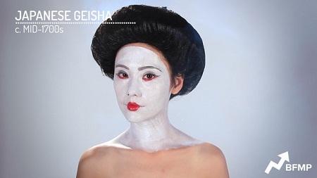 Xem 5.000 năm trang điểm của phụ nữ trong... 4 phút - 5 Các geisha của Nhật
