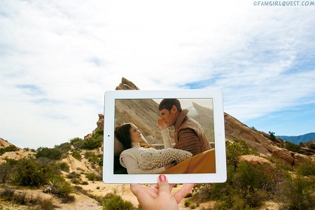 Thú vị bộ ảnh “cảnh phim đi tìm lại... bối cảnh” - 20 Cảnh phim “Star Trek” quay ở công viên Vasquez Rocks, bang
California, Mỹ.