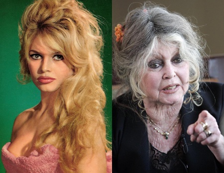 Sự “tàn phá” ghê gớm của tuổi già đối với... nhan sắc - 1 Nữ diễn viên “biểu tượng
sex” của màn ảnh Pháp hồi thập niên 1950-1960