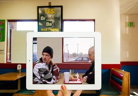 Thú vị bộ ảnh “cảnh phim đi tìm lại... bối cảnh” - 6 Cảnh phim của “Breaking Bad” quay ở thành phố Albuquerque, bang
New Mexico, Mỹ.