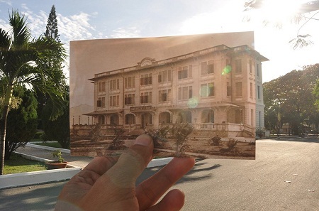Báo Mỹ giới thiệu bộ ảnh “Việt Nam xưa và nay” - 4 Nhà khách T78, Nha
Trang (1960).