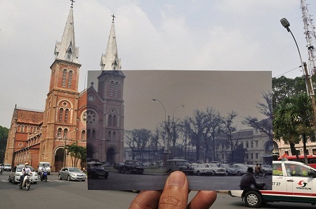 Báo Mỹ giới thiệu bộ ảnh “Việt Nam xưa và nay” - 20 Đường
phố Sài Gòn năm 1969.