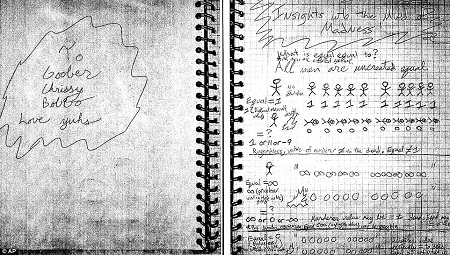 Cuốn
nhật ký của kẻ giết người hàng loạt - James Holmes - được tòa án đưa ra trong
tuần này.