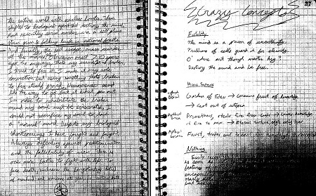 Trong
những trang viết tay này, James Holmes đã thể hiện những suy nghĩ về ý nghĩa của
cái chết.