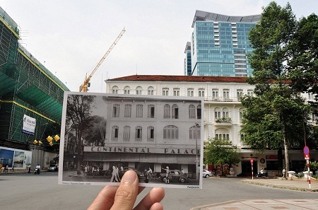 Báo Mỹ giới thiệu bộ ảnh “Việt Nam xưa và nay” - 26 Khách sạn Continental
năm 1950.