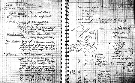 Trong
những trang viết tay này, James Holmes đã thể hiện những suy nghĩ về ý nghĩa của
cái chết.