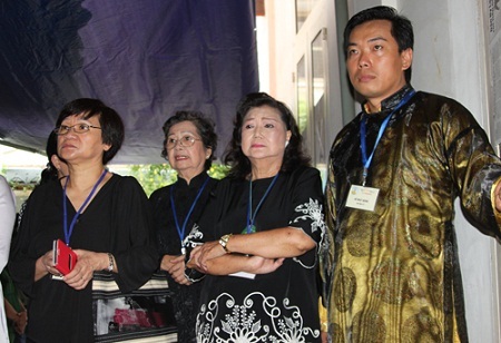 NS Kim Cương, nhà báo Nguyễn Thế Thanh