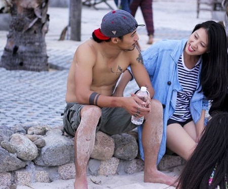 Vợ chồng Phạm Anh Khoa - Thùy Trang.