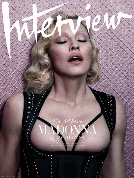 Câu chuyện về 10 bìa báo “dũng cảm” nhất - 3 Nữ ca sĩ Madonna xuất
hiện trên bìa tạp chí Interview