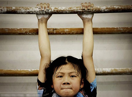 Sự quyết tâm vượt lên chính mình được hình thành ngay từ tấm
bé.