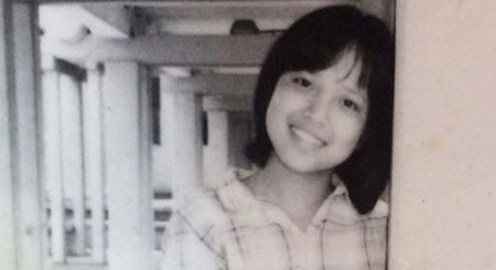 Với bức ảnh thuở niên thiếu này, Thảo Vân được người hâm mộ khen xinh xắn, nụ cười hiền dịu.