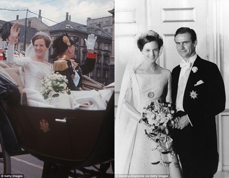 Những chiếc váy cưới xa hoa của Hoàng gia qua 100 năm - 14 Công
chúa Anh Margaret trong hôn lễ năm 1960 với nhiếp ảnh gia người Anh Anthony Armstrong-Jones.
