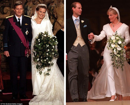 Những chiếc váy cưới xa hoa của Hoàng gia qua 100 năm - 23 Nữ
nhà văn Anh Sarah Ferguson trong lễ cưới với Hoàng tử Anh Andrew năm 1986.