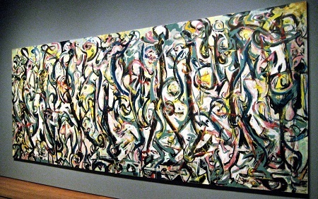 Tác phẩm thuở mới “tập vẽ” của các danh họa - 13 Danh họa người Mỹ
Jackson Pollock và bức “Bích họa” (1943)