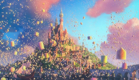 Hình
ảnh lâu đài băng của Elsa trông rất sống động và chân thực.