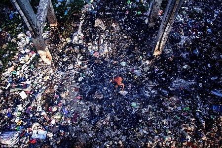 Nhiếp ảnh gia Việt Nam có nhiều ảnh xuất sắc tại giải ảnh quốc tế - 14 Đứa trẻ nhặt rác - Tác
giả: Rana Belai.