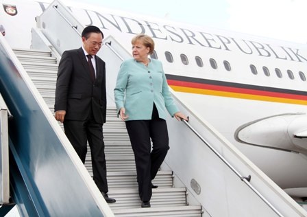 Chùm ảnh: Nữ Thủ tướng Đức Angela Merkel thăm TPHCM - 1 Chùm ảnh: Nữ Thủ tướng Đức Angela Merkel thăm TPHCM - 1