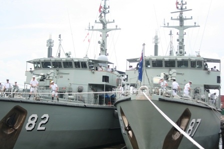 Hai tàu phá mìn Hải quân Hoàng gia Australia thăm TPHCM - 2 Hai tàu phá mìn Hải quân Hoàng gia Australia thăm TPHCM - 2