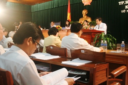 Khai mạc kỳ họp thứ 3, HĐND TPHCM khóa VIII - 1 Khai mạc kỳ họp thứ 3, HĐND TPHCM khóa VIII - 1