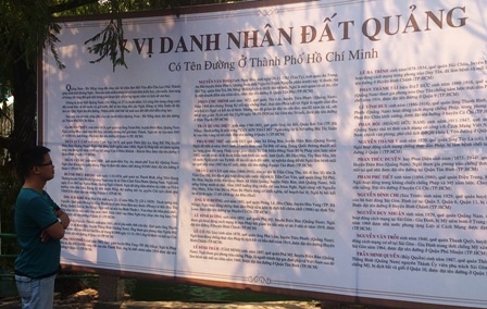 Văn hóa xứ Quảng “trình diễn” giữa lòng Sài Gòn - 6 Hiền tài xứ Quảng có tên đường ở TPHCM