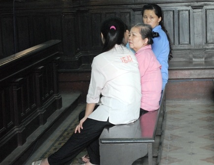 Các bị cáo tại tòa phúc thẩm