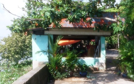 Xây cả ki ốt kiên cố trên bờ bao an toàn sông