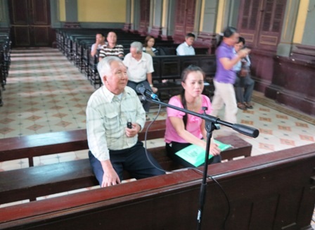 Ông Lang tại tòa phúc thẩm