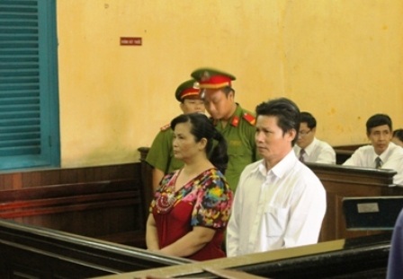 Trần Thị Tám và Lê Tân Ban tại phiên xử phúc thẩm