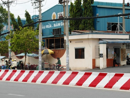 Hiện trường nơi anh Hiền bị đánh dẫn đến tử vong (Ảnh: T.Trần)