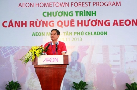Lãnh đạo AEON và chính quyền địa phương phát động lễ trồng cây