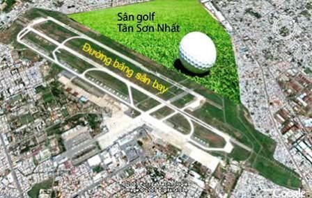Dự án sân golf trong sân bay Tân Sơn Nhất bị nhiều đại biểu HĐND TPHCM phản đối