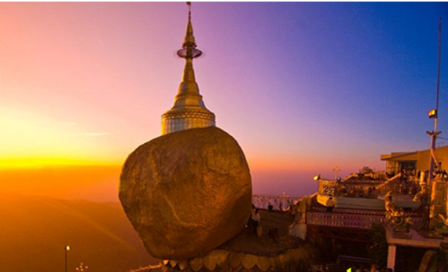 Tranh thủ đến Myanmar trước ngày nước này đóng cửa tour caravan - 2 Độc đáo chùa đá vàng của Myanmar