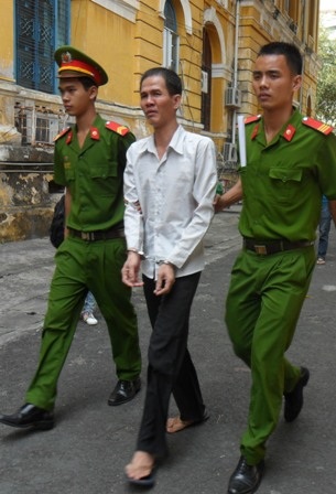 Bị cáo Lý Minh Xương tại tòa 