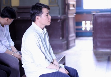 Bị cáo Tuấn tại tòa phúc thẩm