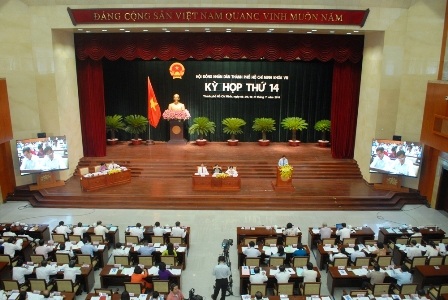 Dự án "treo" vẫn là nỗi ám ảnh của người dân - 1 Quang cảnh phiên khai mạc kỳ họp thứ 14 HĐND TPHCM