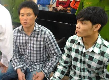 Hai bị cáo tại tòa