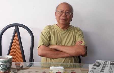GS Nguyễn Đăng Hưng đến tòa theo giấy triệu tập - 1 Giáo sư Nguyễn Đăng Hưng trong buổi trò chuyện với PV
